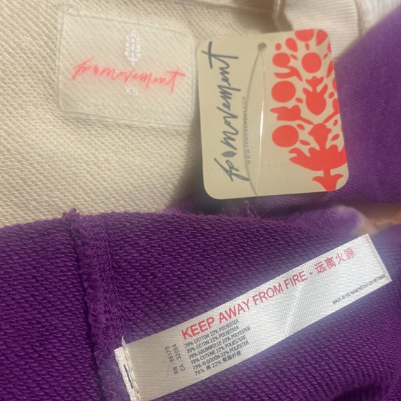 Free People FP Movement Ombre Tie-Dye Metti Crew Sweatshirt - Picture 14 of 16